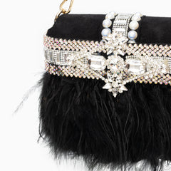 Vioraia Velora Feather Handbag