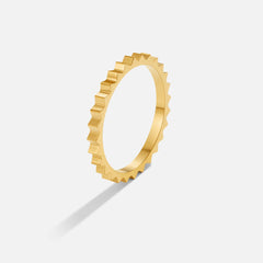 Vioraia Reene Geometric Gold Ring