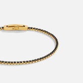 Vioraia Midnight Black Crystal Bracelet