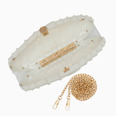 Vioraia Ravyn Shell Clutch Bag