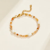 Vioraia Agate & Pearl Bead Bracelet