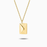 Vioraia Personalized Envelope Locket Necklace