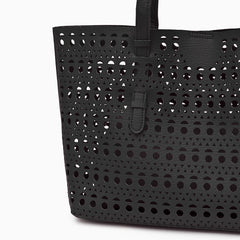 Vioraia Ayla Openwork Tote Bag
