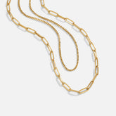 Vioraia Amanda Layered Gold Chain Necklace