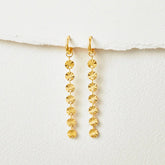 Vioraia Amari 18K Gold Disc Earrings