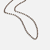 Vioraia Maisie Black Bead Necklace