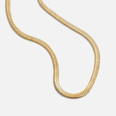 Vioraia Sarya Snake Chain Gold Necklace