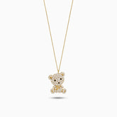 Vioraia Teddy Bear Necklace
