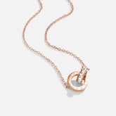 Vioraia Rose Gold Infinity Necklace