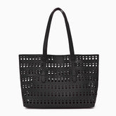 Vioraia Ayla Openwork Tote Bag