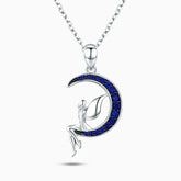 Vioraia Blue Moon Fairy Necklace