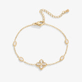 Vioraia Four Leaf Clover Crystal Bracelet