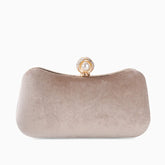 Vioraia Megan Velvet Clutch Bag