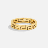 Vioraia Celestine Gold Hollow Ring
