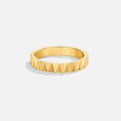 Vioraia Reene Geometric Gold Ring