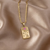 Vioraia ‘Lovers’ Tarot Pendant Necklace