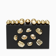 Vioraia Verdant Orbit Clutch Bag