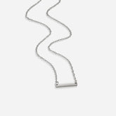 Vioraia Rina Silver Bar Necklace