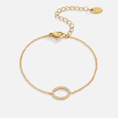 Vioraia Kaia Round Crystal Bracelet