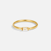 Vioraia Leonore Baguette Crystal Ring