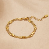 Vioraia Sabina Triple Layered Bracelet