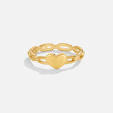 Vioraia Lola Heart Chain Ring