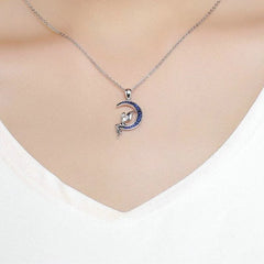 Vioraia Blue Moon Fairy Necklace