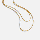 Vioraia Leona Layered Gold Necklace