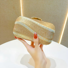 Vioraia Emerald Glitz Clutch Bag