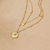 Vioraia Layered Turquoise Necklace