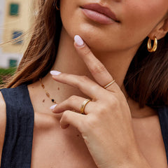 Vioraia Rina Gold Band Ring