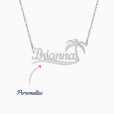 Vioraia Tropical Name Necklace