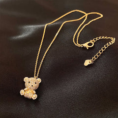 Vioraia Teddy Bear Necklace