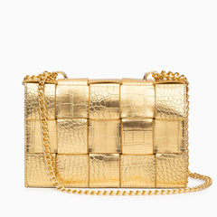 Vioraia Crocodile Pattern Crossbody Bag