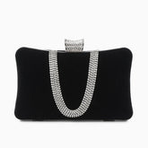 Vioraia (CS) Velvet Sparkles Clutch Bag