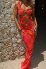 Lucy's MAZIE MAXI DRESS TROPICANA