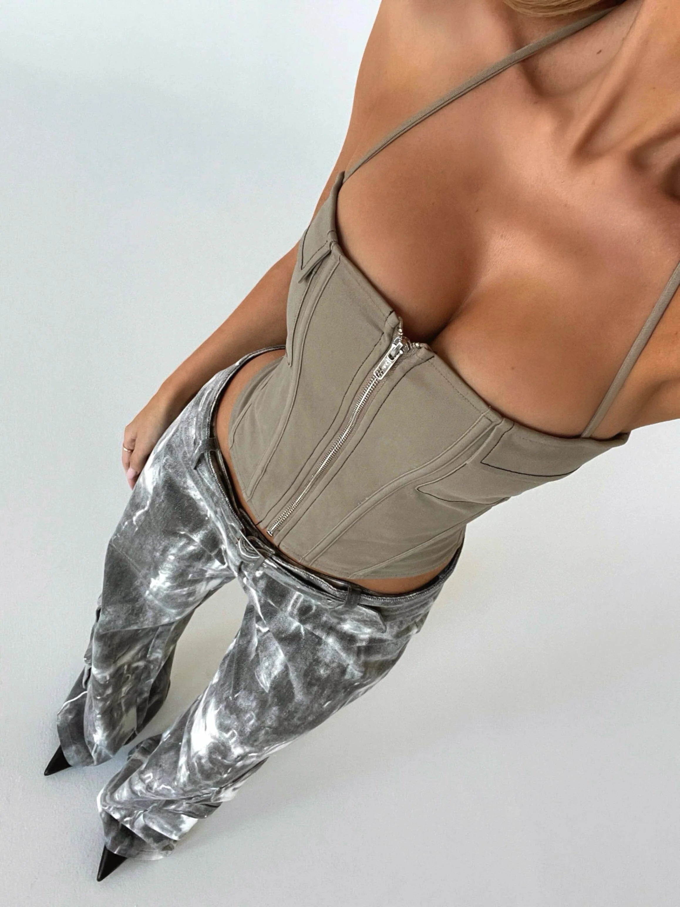 Lucy's SERENE TOP TAUPE