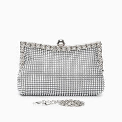 Vioraia Scarlett Rhinestones Clutch Bag