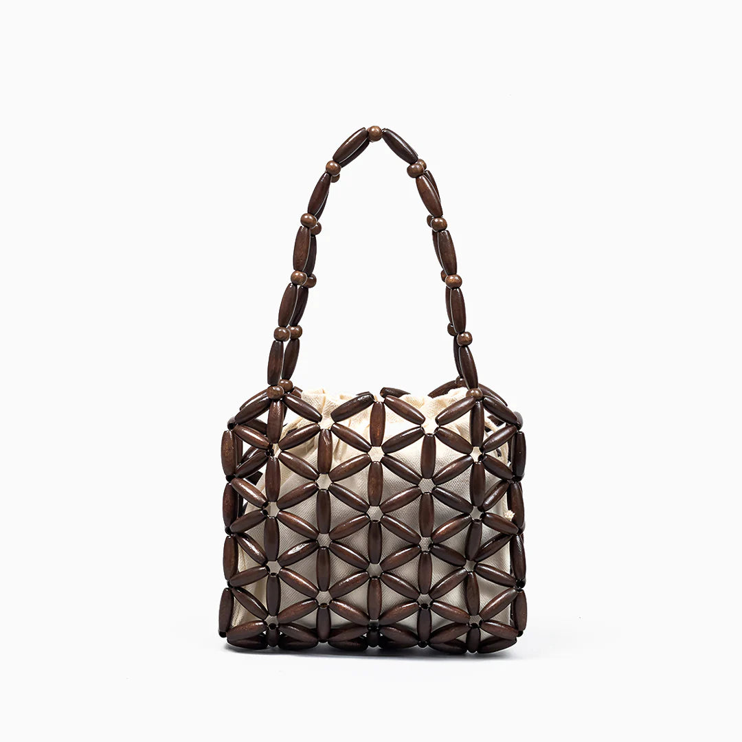 Vioraia Campbell Woven Handbag