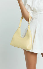 Vioraia Calabasas Bag - PU Shoulder Bag in Butter Yellow