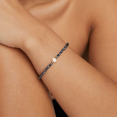 Vioraia Midnight Pearl Bracelet