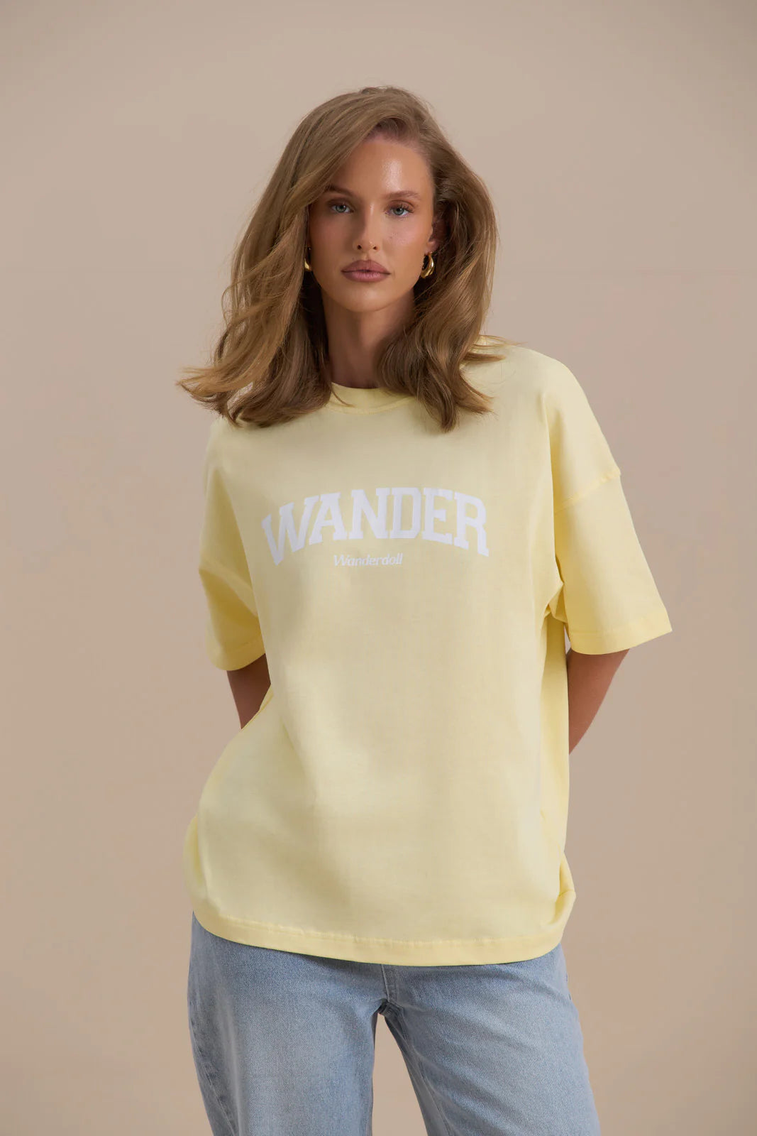 WANDER OVERSIZED T-SHIRT | LEMON
