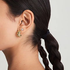 Vioraia Marcelline Bubble Hoop Earrings