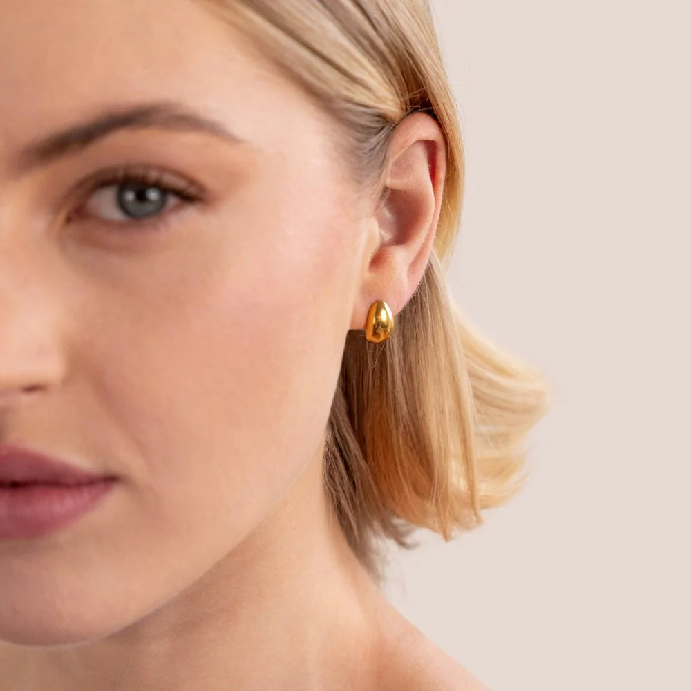 Vioraia Mini Curve Earrings