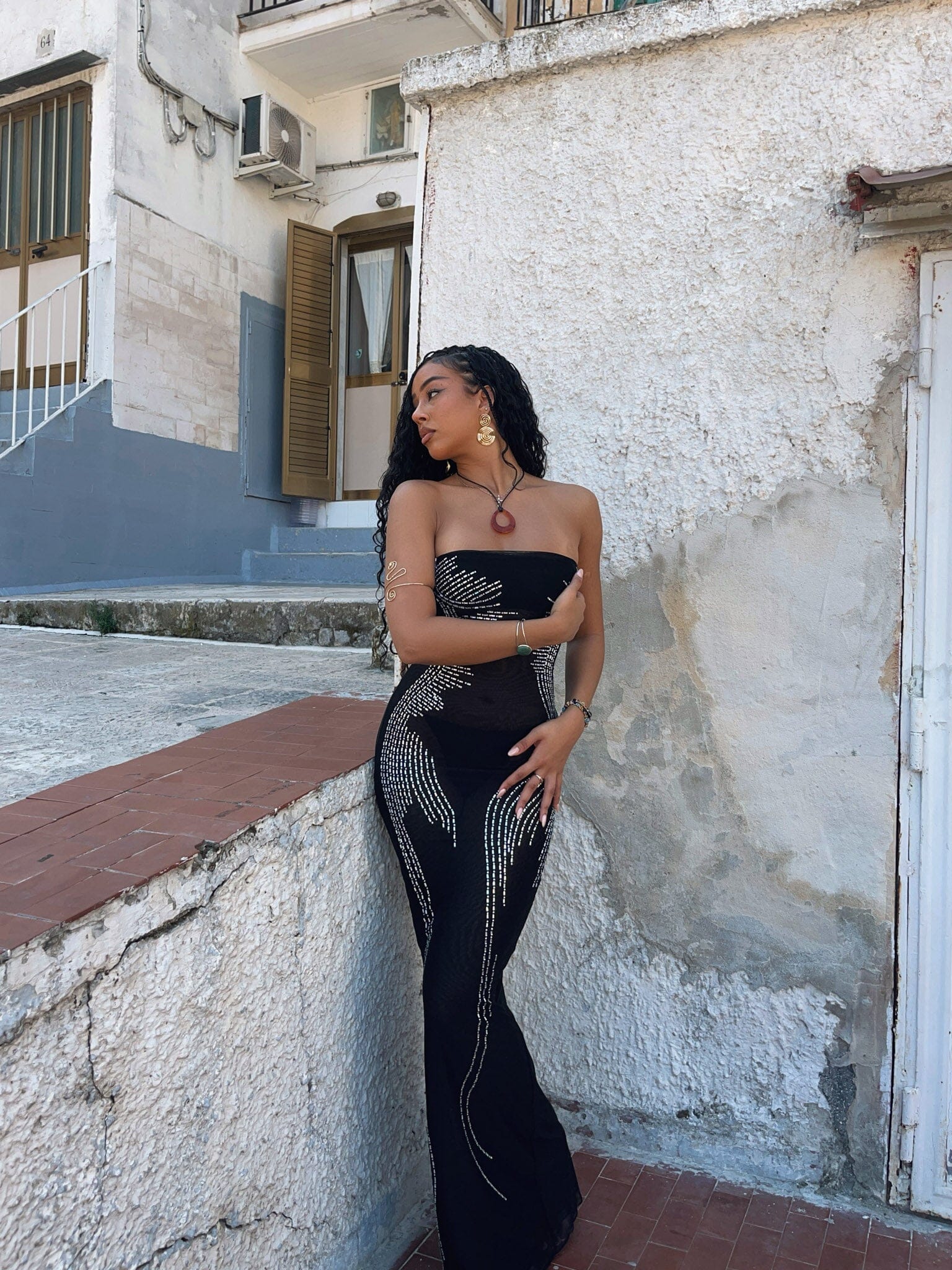 Lucy's KATHIE MAXI DRESS BLACK