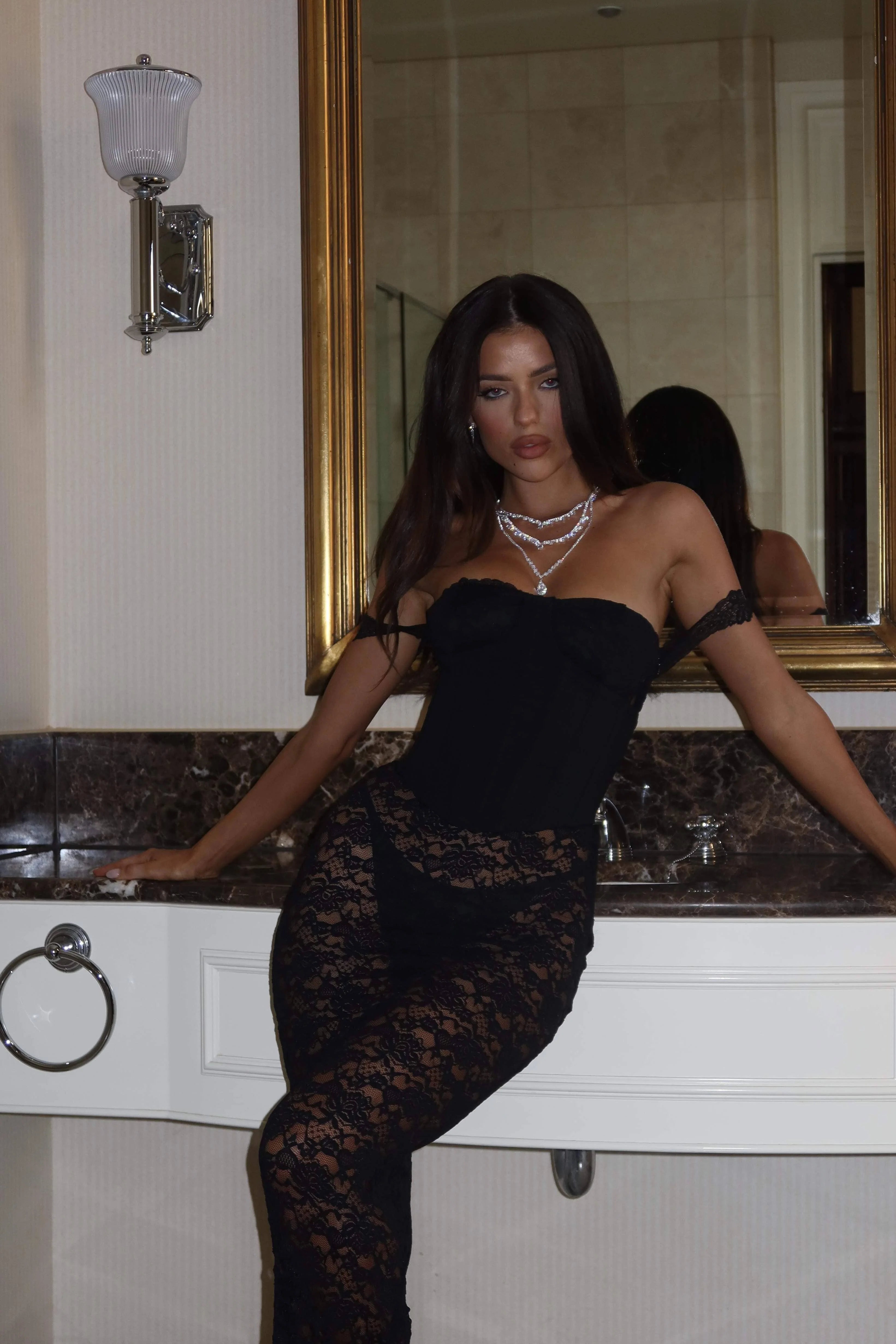 Lucy's ZANA MAXI DRESS BLACK