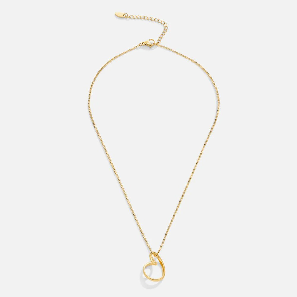Vioraia Twisted Heart Necklace