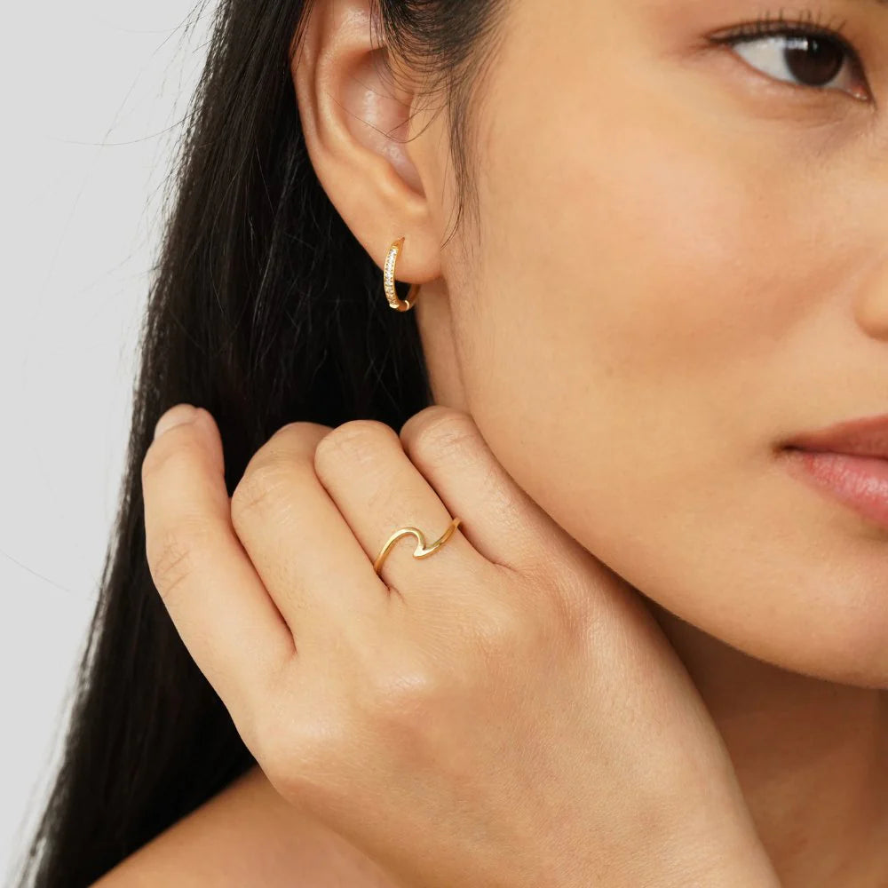 Vioraia Imari Gold Wave Ring