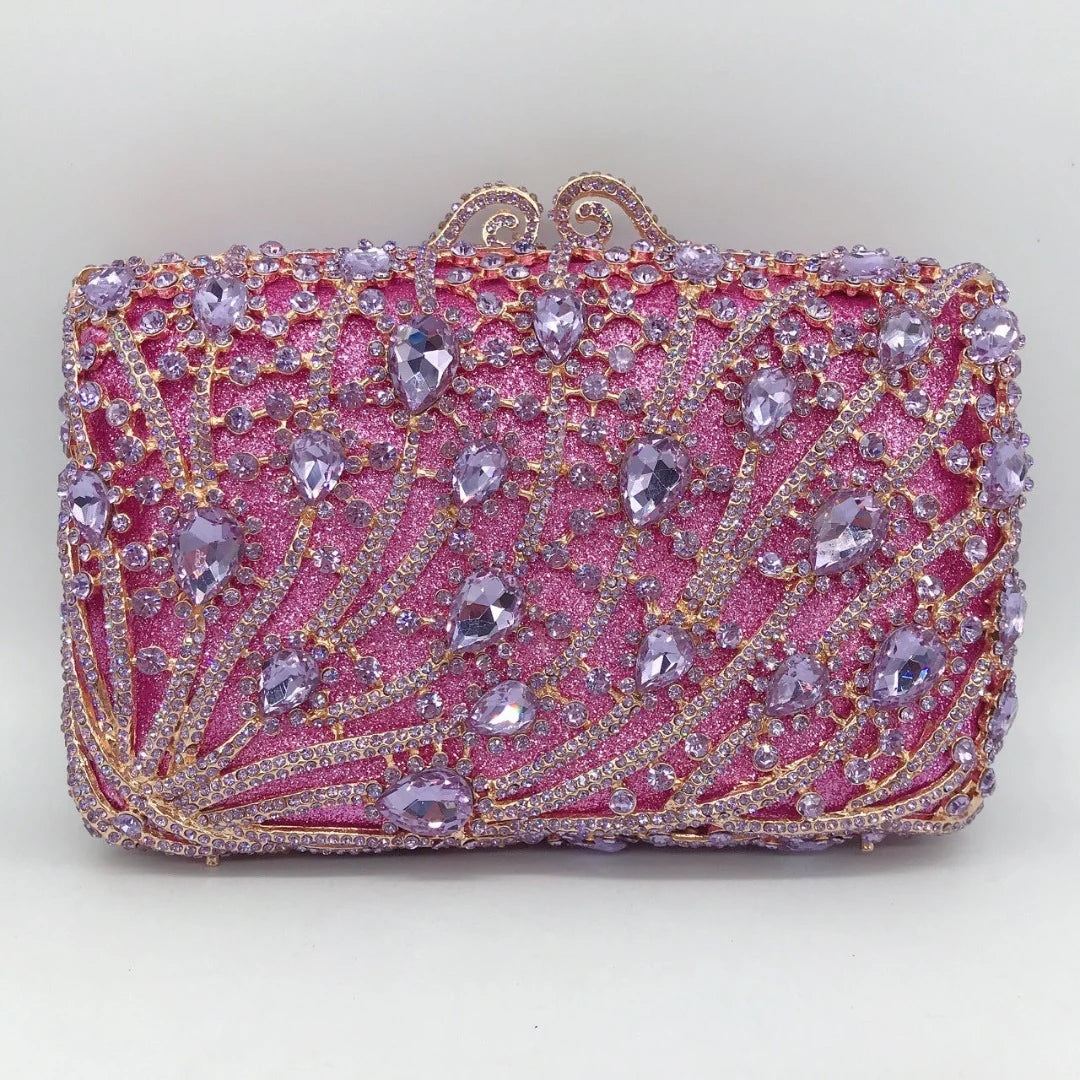 Vioraia (CS) Siena Rhinestones Clutch Bag