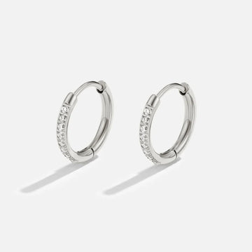 Vioraia Eternity Hoop Earrings
